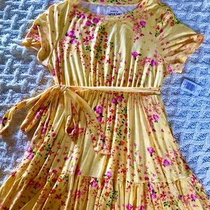 Super Soft Floral Swing Dress